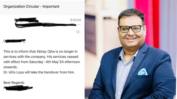 Zee Media CEO Abhay Ojha 