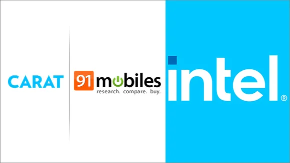 Carat India executes 'Intercepting the laptop buyer behaviour' campaign for Intel on 91mobiles