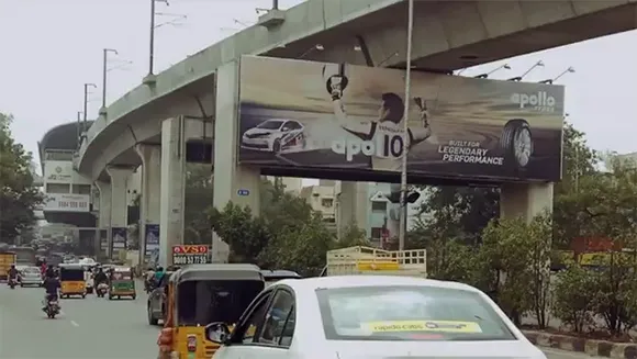 Apollo Tyres unveils 'Apol10' OOH campaign featuring Sachin Tendulkar