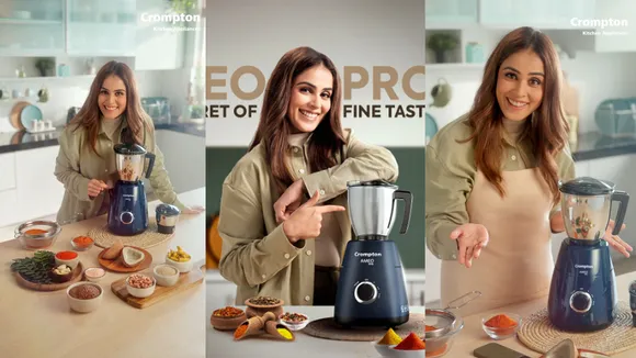 Crompton unveils campaign with Genelia Deshmukh