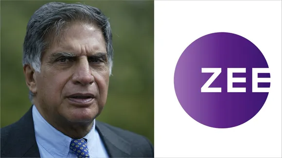 Ratan Tata and Zee Logo