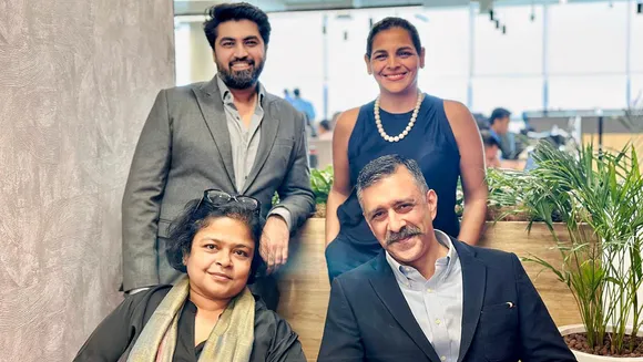Seated R-L Kundan Joshee, Anupama Ramaswamy, Standing R-L Geet Nazir, Prashant Tekwani